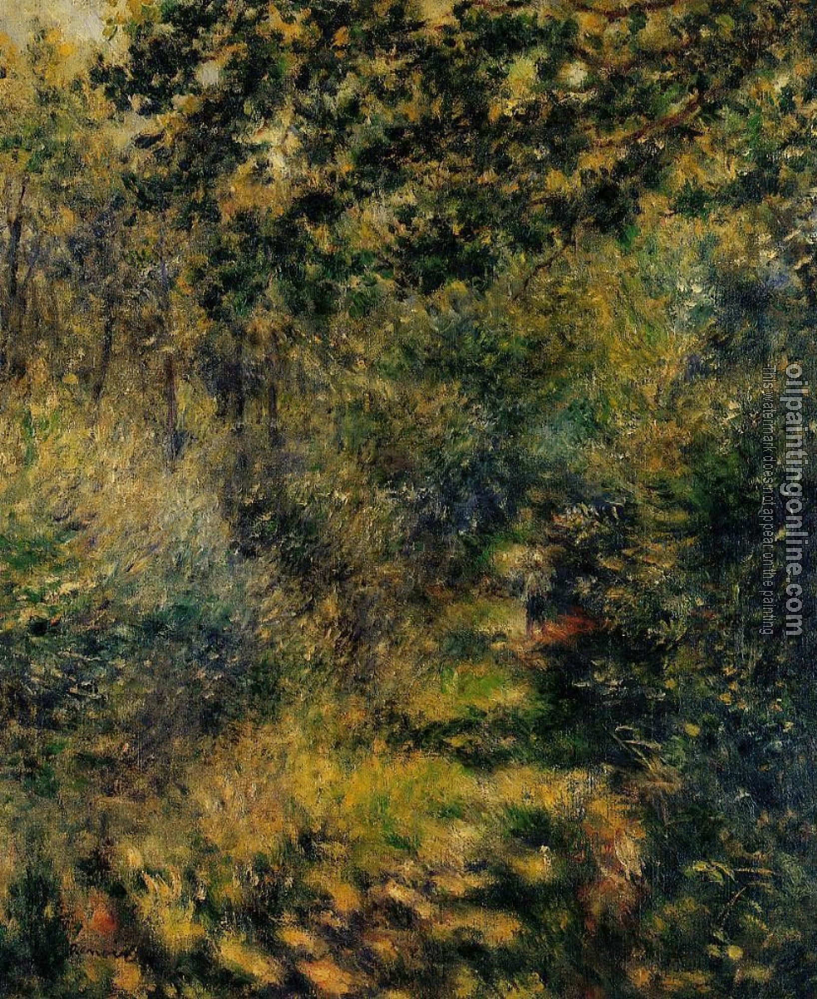 Renoir, Pierre Auguste - Path through the Woods